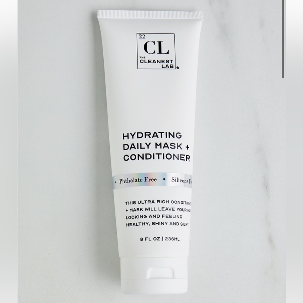 The Cleanest Lab Hydrating Daily Mask + Conditioner shiny, silky, healthy